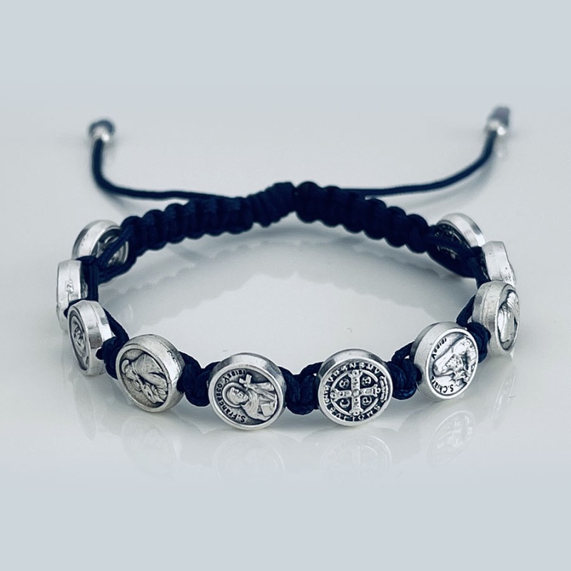 all_saints_silver_bracelet_navy_blue_thread-asb8-x