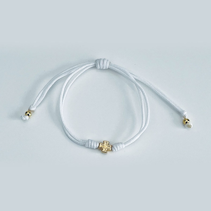 cross_gold_string_bracelet_white_thread-cgs7-x