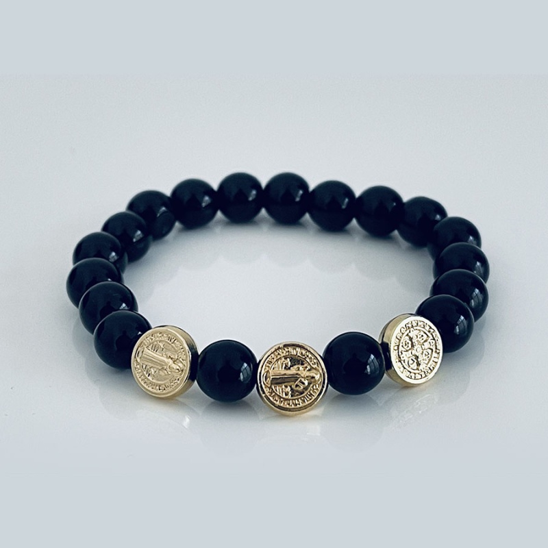 st_benedict_gold_beads_bracelet_with_black_pearls-sbgp1-x